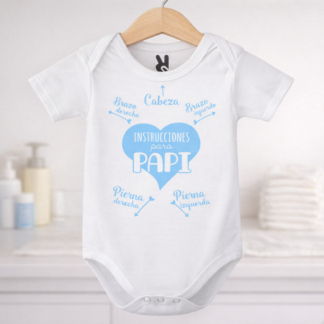 Body bebé instrucciones para papi