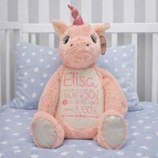 Peluche de nacimiento con datos