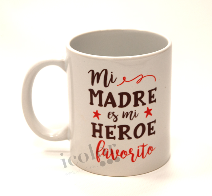 taza mi madre es mi heroe