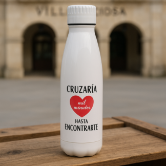 Botella térmica de acero inoxidable mil mundo