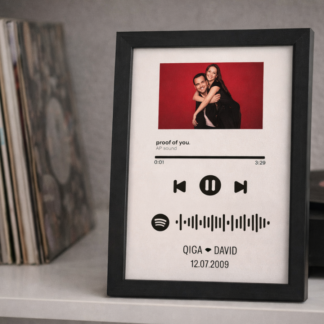 Lámina playlis spotify, junto, día de los enamorados