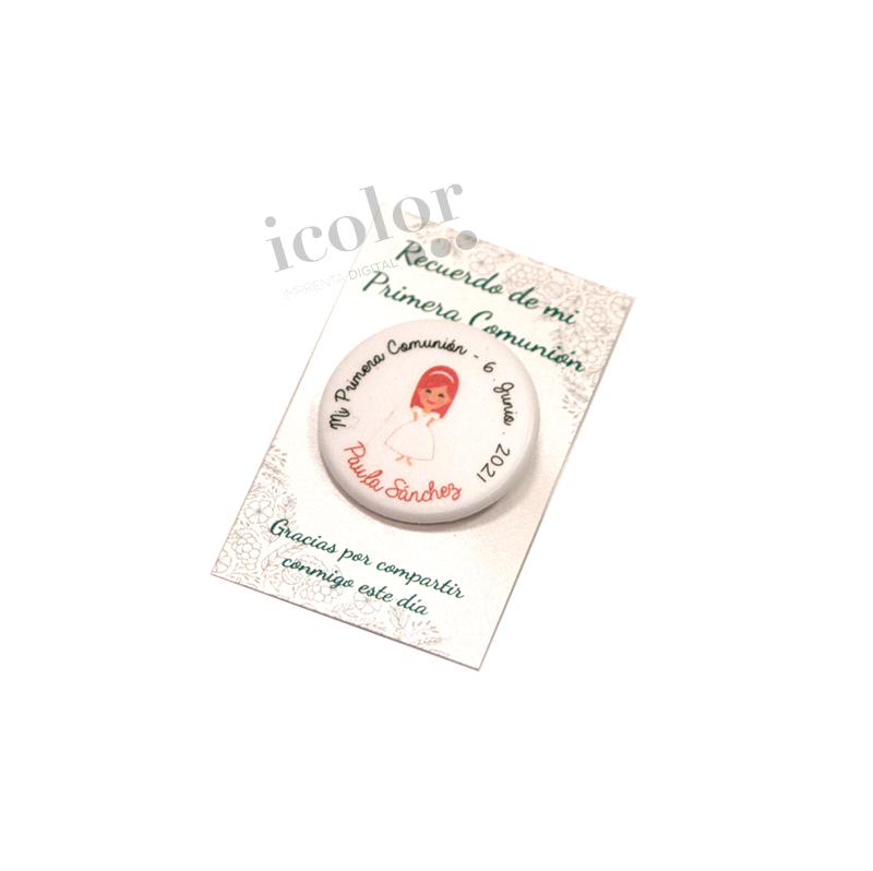Chapa comunión niños