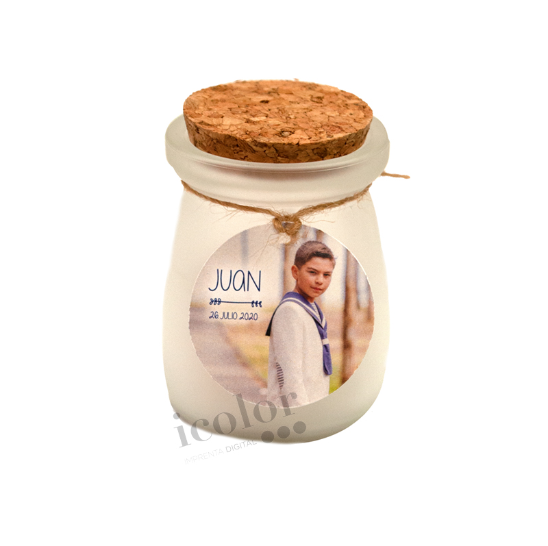 Etiqueta comunión sencilla