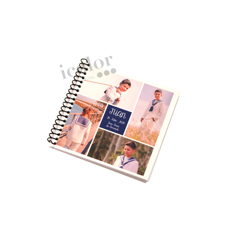 libreta comunión sencilla