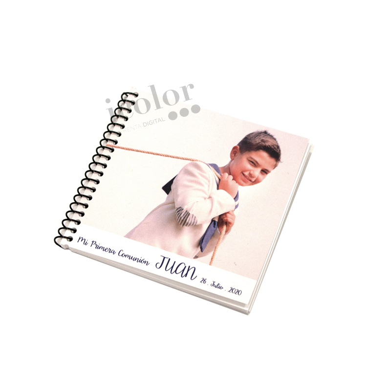 Libreta foto abierta