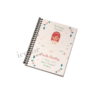 Libreta comunión niños