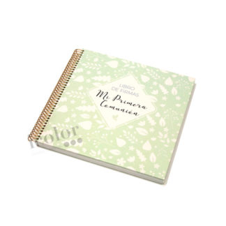 Libro de firmas verde