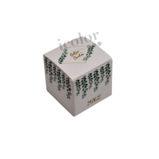 Caja para detalle de boda ramas
