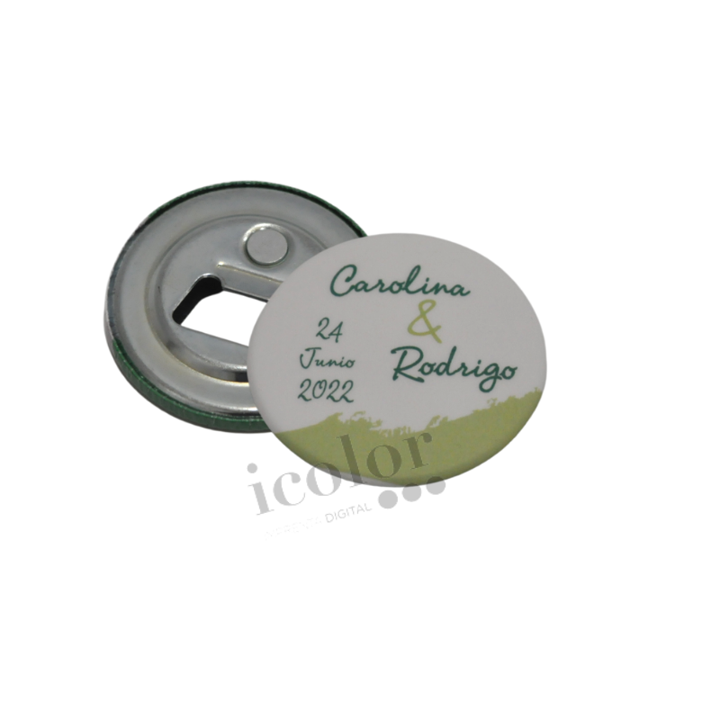 Abrebotellas para boda personalizado