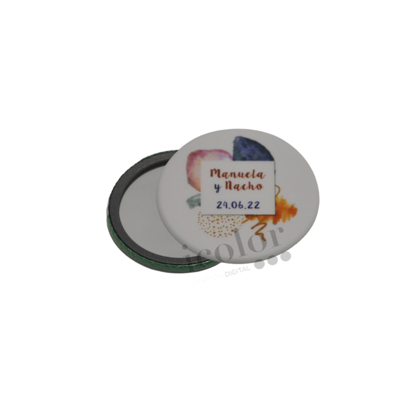 Espejo para detalle de boda acuarela