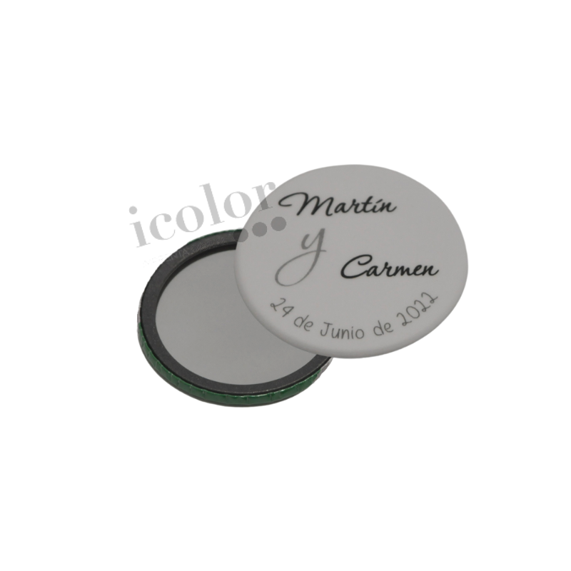 Espejo para detalle de boda personalizado