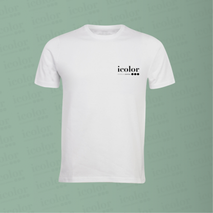 Camiseta estampada a un color