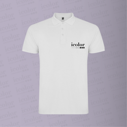Polo estampado en pecho