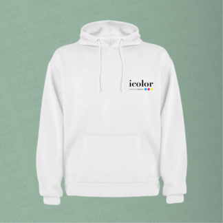 Sudadera estampada en color