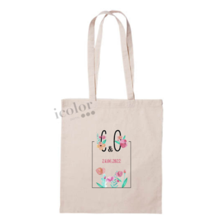 Bolsa boda iniciales