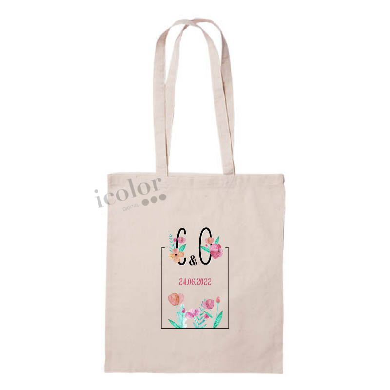 Bolsa boda iniciales