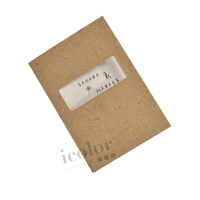 Invitaciones de boda maiz