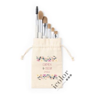 Set de brochas flores