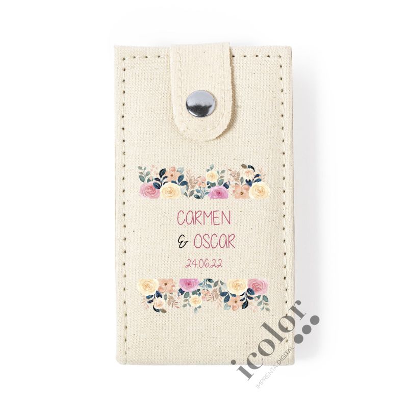 Set de manicura boda flores