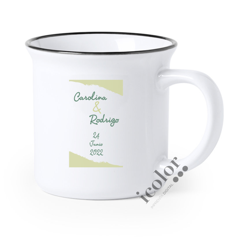 Taza detalle boda fota