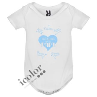 Body para bebé con mensaje para padres primerizos