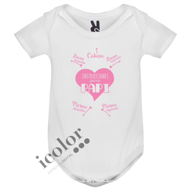 Body para bebé con mensaje para padres primerizos