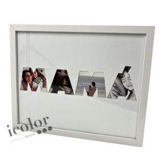 Cuadro para el día de la madre con fotos