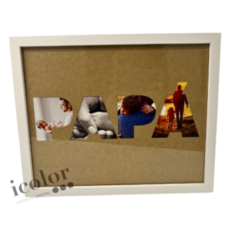 Cuadro para el día de la padre con fotos