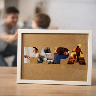 Cuadro con fotos papá
