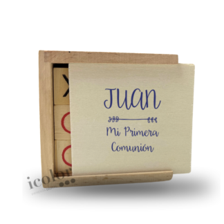 Juego tres en raya personalizado para primera comunión