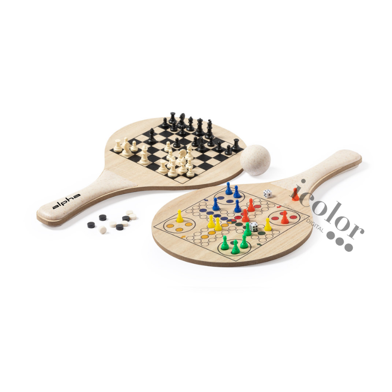 Palas de playa con juegos
