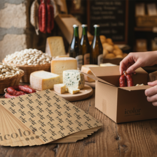 Papel kraft personalizado en pliegos